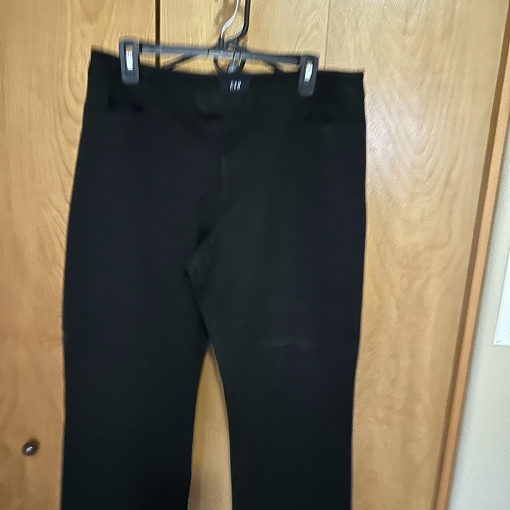 GAP Black Cotton Blend Pants